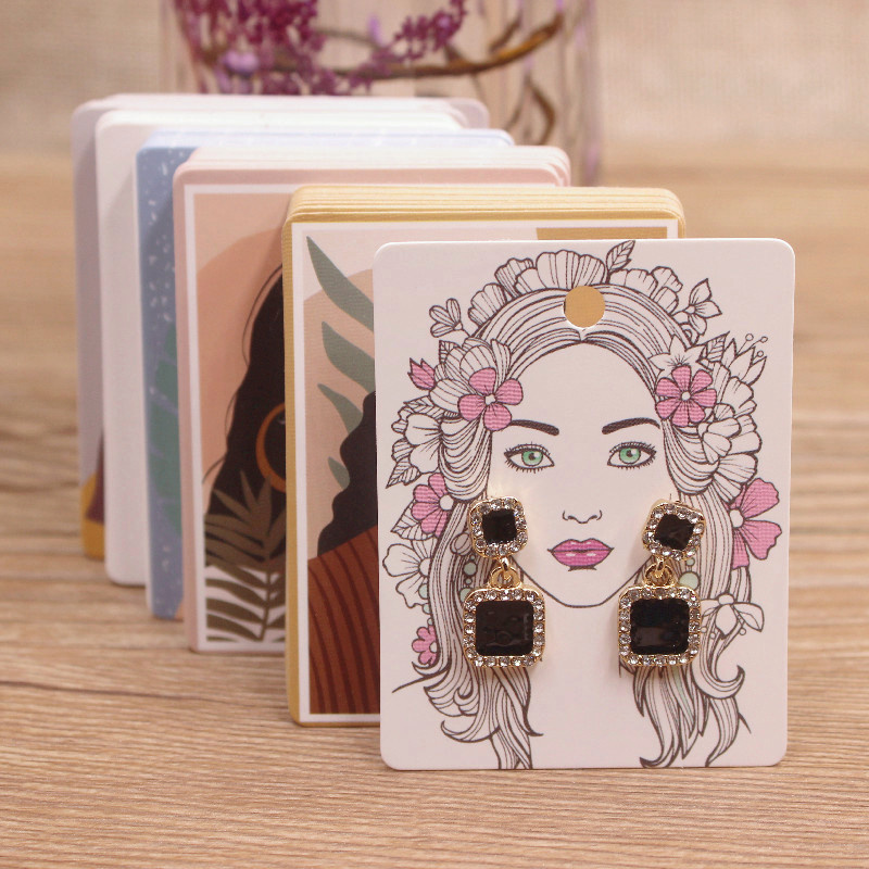 Body Jewelry Holder - 100 sztuk najnowszy pakiet jednego/dwóch kolczyków