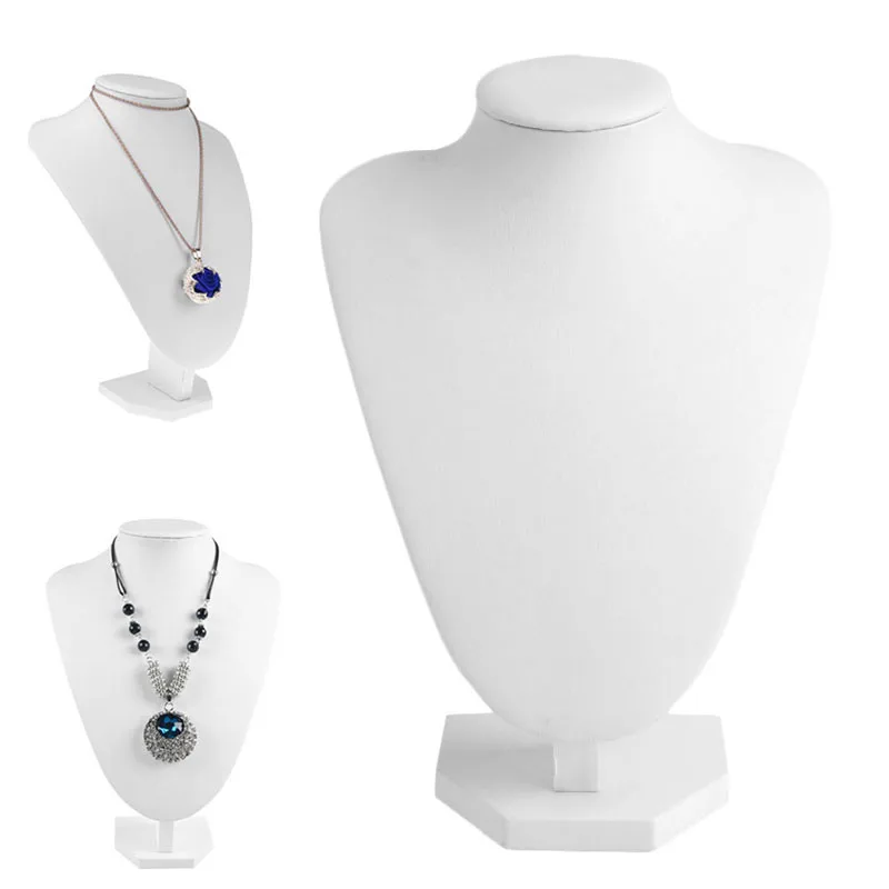 Body Jewelry Holder - Sztuczna skóra/aksamitny manekin na biżuterię stojak