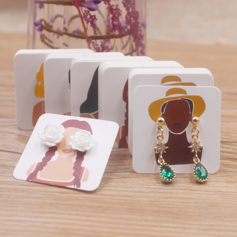 Body Jewelry Holder - 100 sztuk 4x4cm nowa luksusowa marka