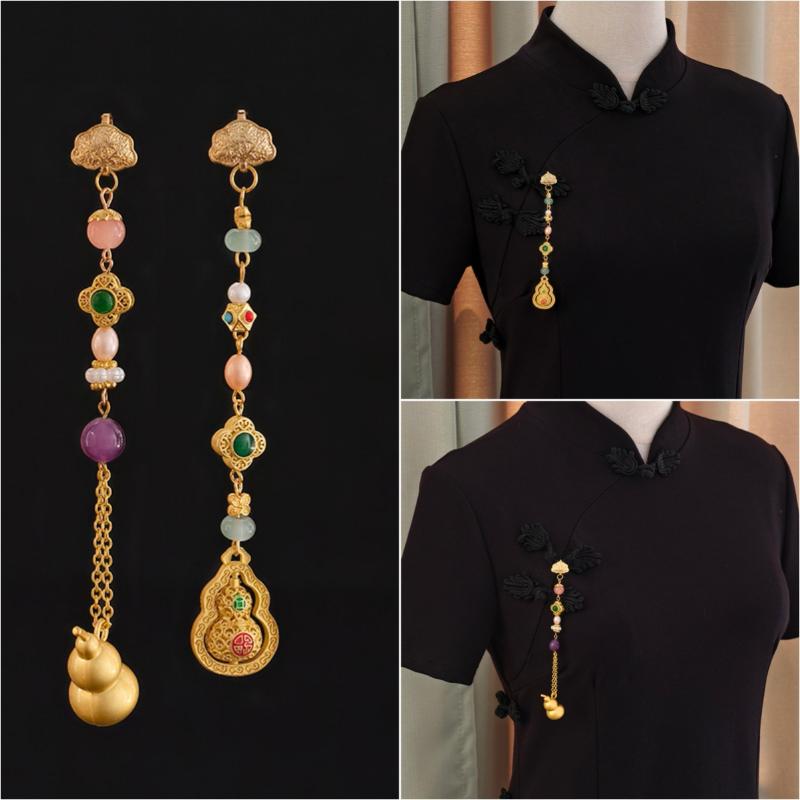 Body Jewelry Dress - Starożytny Styl Ozdoba na Pas Jadeitowy
