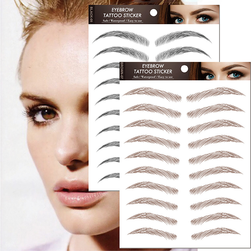 Wodoodporne naklejki do tatuaż – Body Jewelry Eyebrow recenzja i cena