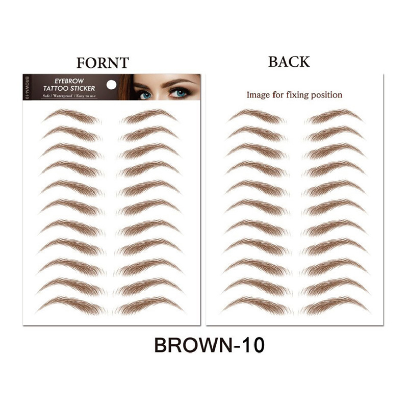 Wodoodporne naklejki do tatuaż – Body Jewelry Eyebrow recenzja i cena