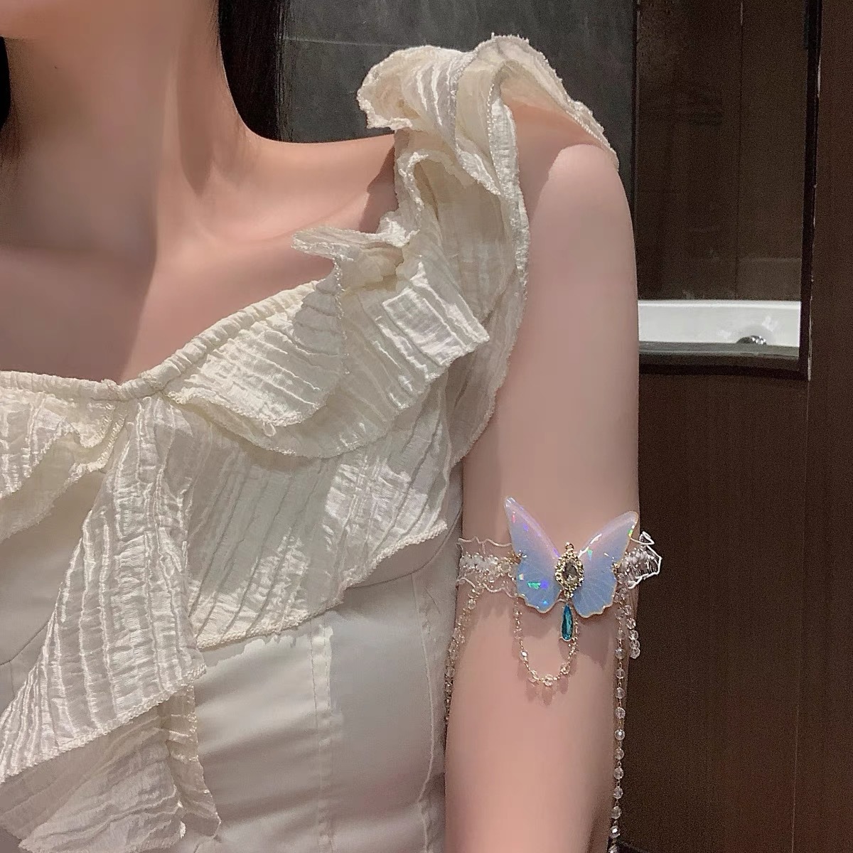 Modny wzór motyla Elastyczny k – Body Jewelry Leg Chain recenzja i cena