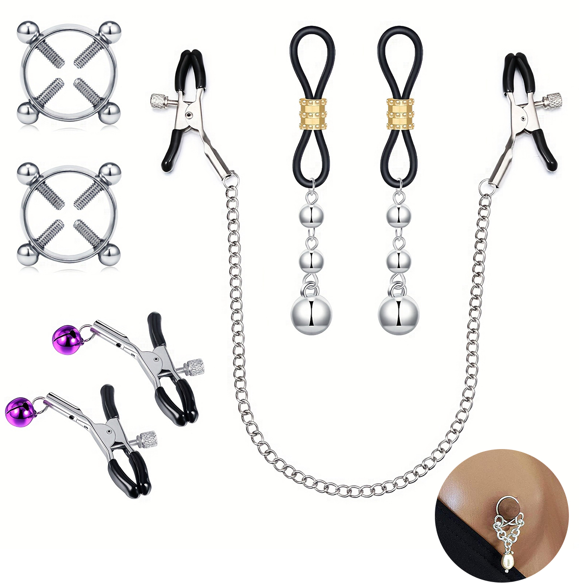 Męski fałszywy pierścień na su – Body Jewelry Nipple Chain recenzja i cena