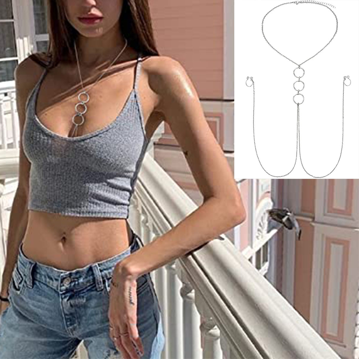 Męski fałszywy pierścień na su – Body Jewelry Nipple Chain recenzja i cena