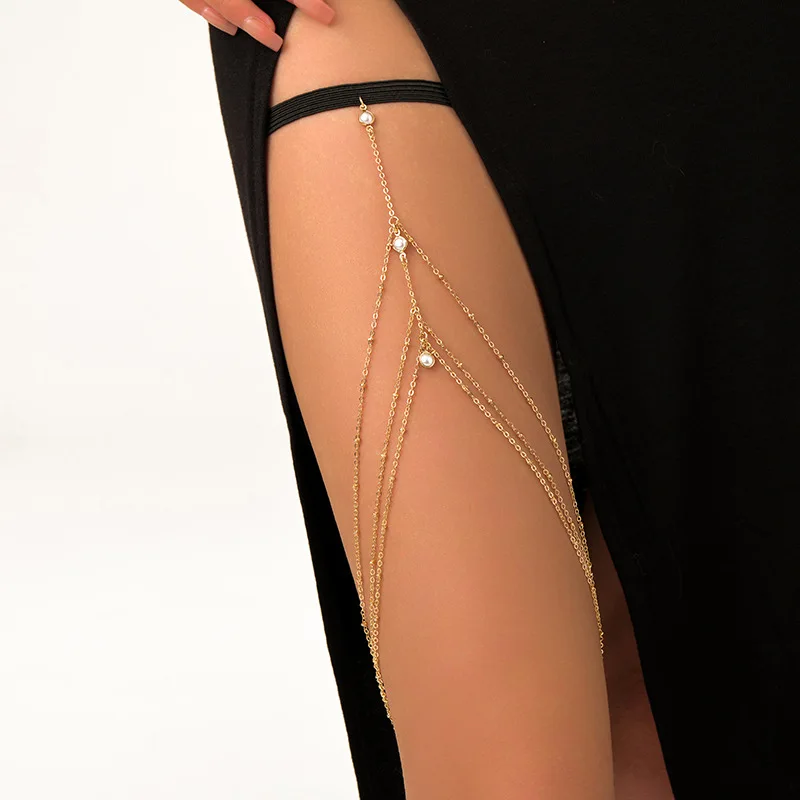 Moda letni artystyczny łańcusz – Body Jewelry Leg Chain recenzja i cena