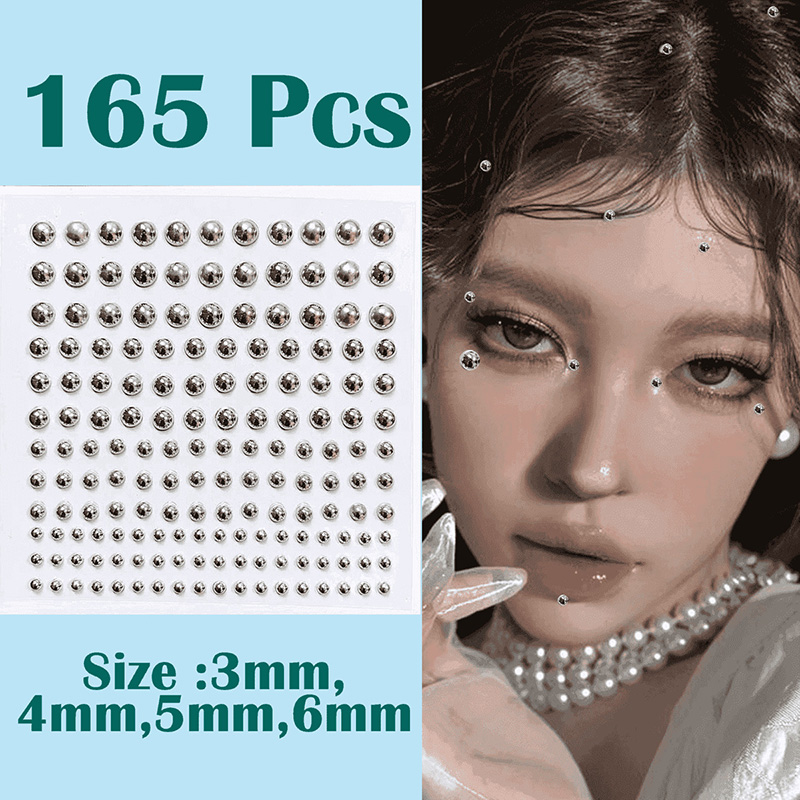 3D twarz oczy makijaż na impre – Body Jewelry Eyebrow recenzja i cena