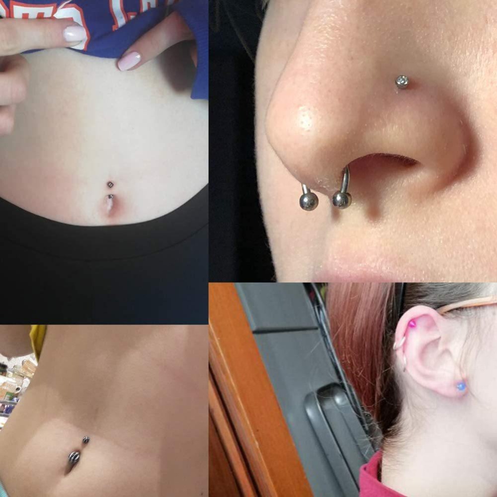 Zestaw do piercingu ciała 150/ – Body Jewelry Eyebrow recenzja i cena