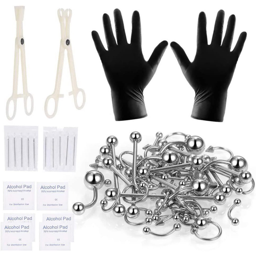 Zestaw do piercingu ciała 150/ – Body Jewelry Eyebrow recenzja i cena