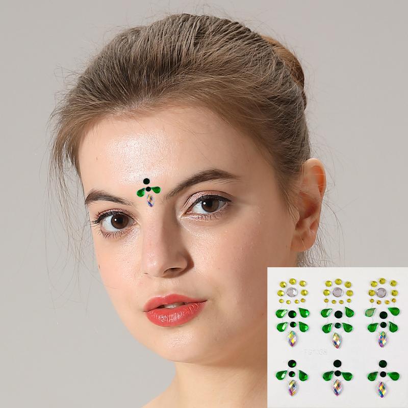 Naklejki na twarz z kryształka – Body Jewelry Eyebrow recenzja i cena