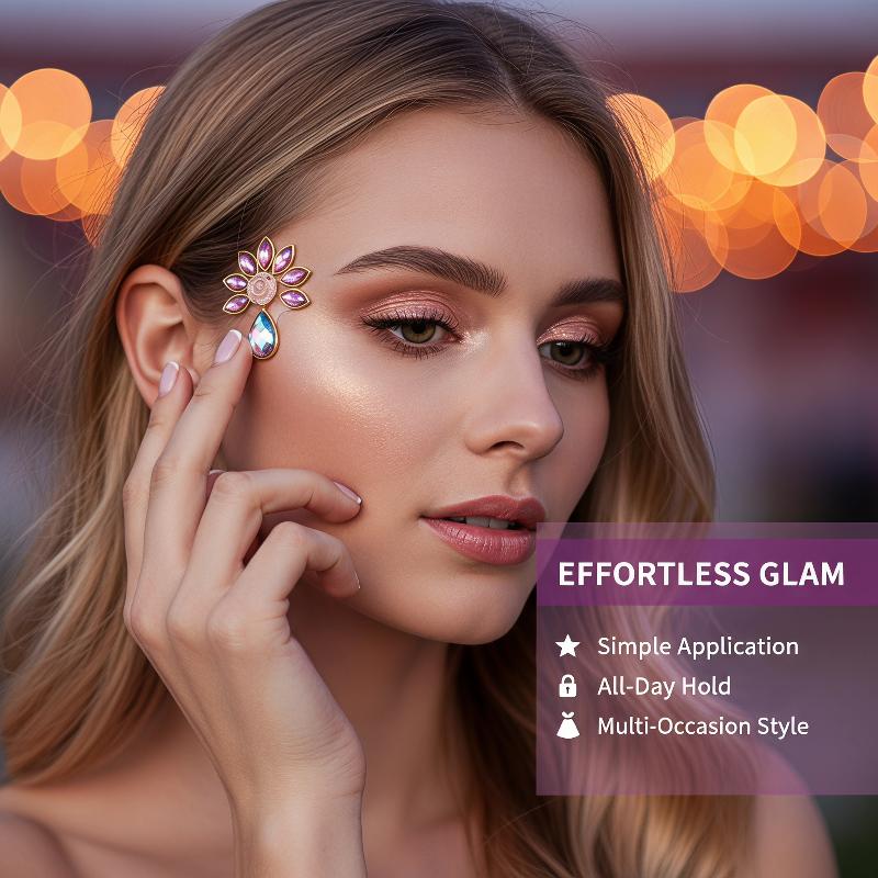 Naklejki na twarz z efektem sz – Body Jewelry Eyebrow recenzja i cena