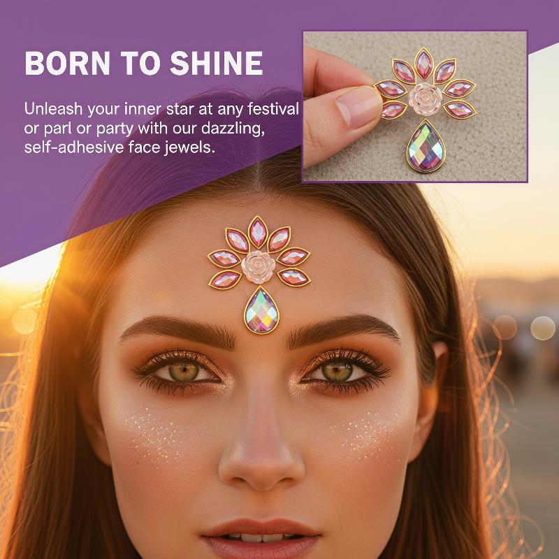 Naklejki na twarz z efektem sz – Body Jewelry Eyebrow recenzja i cena