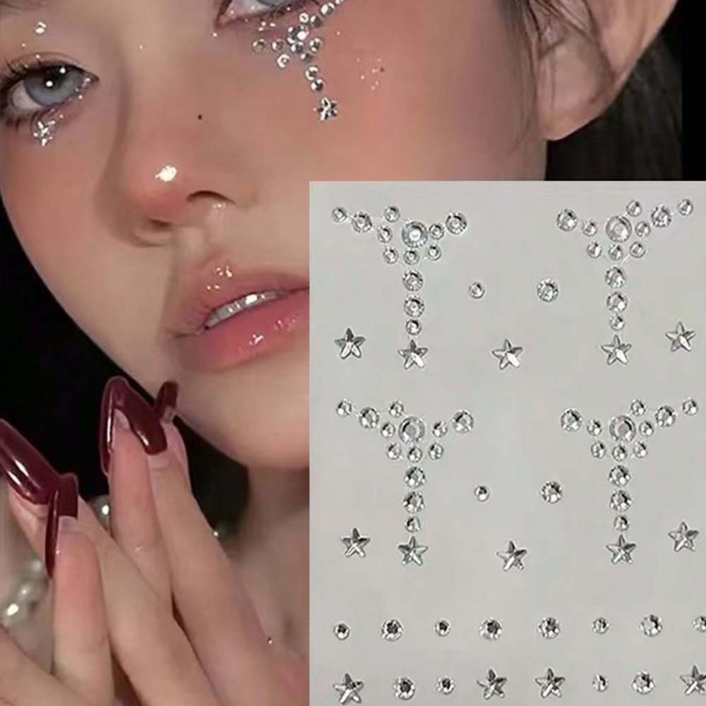 Naklejki na twarz i ciało Kami – Body Jewelry Eyebrow recenzja i cena