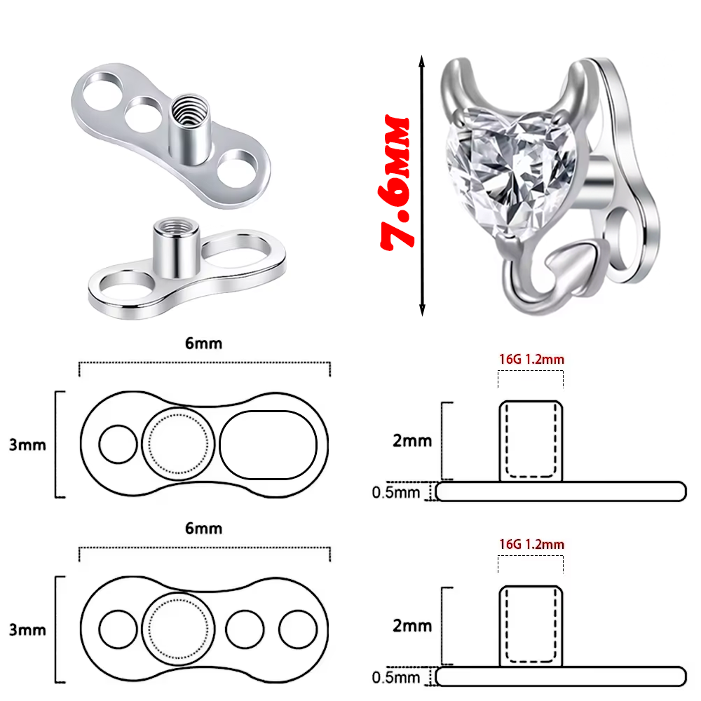 Medyczny kolczyk do obojnika z – Body Jewelry Implant Grade recenzja i cena