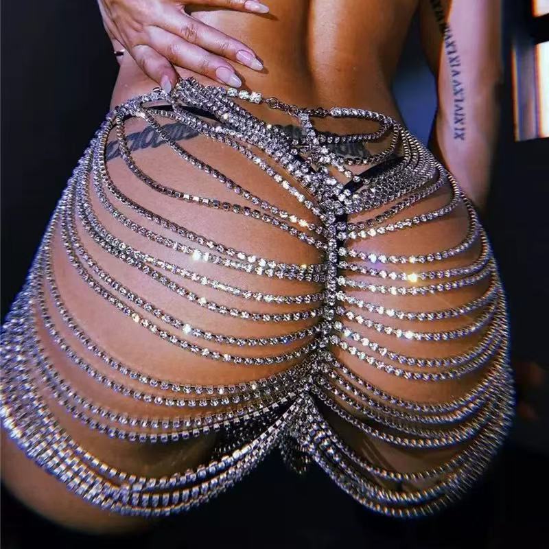 1 szt. Seksowna, modna spódnic – Body Jewelry Dress recenzja i cena