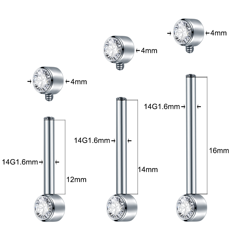 1/5 sztuk implant klasy tytano – Body Jewelry Implant Grade recenzja i cena