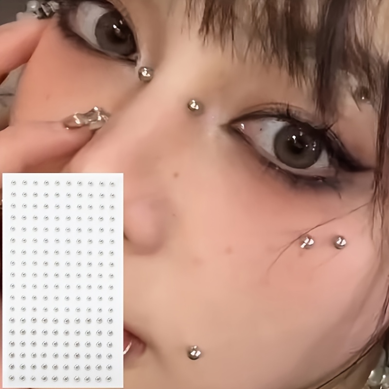 Zestaw 4 szt. samoprzylepnych  – Body Jewelry Eyebrow recenzja i cena
